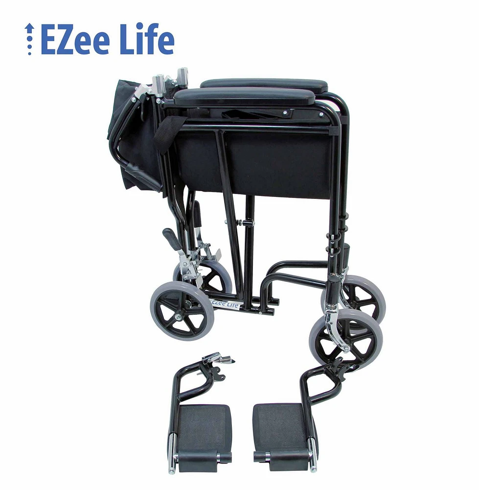Fauteuil de transport Ezee Life avec siège 20 po de large