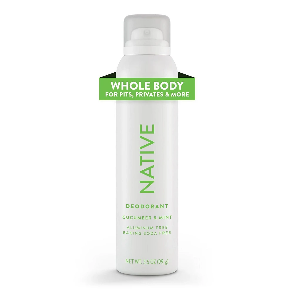 Native – Désodorisant pour le corps Concombre & menthe – 99 G