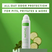 Native – Désodorisant pour le corps Concombre & menthe – 99 G