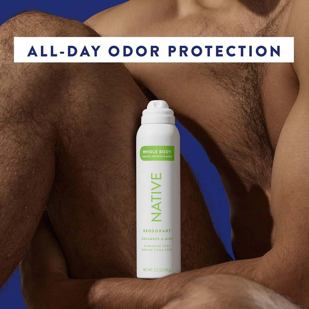 Native – Désodorisant pour le corps Concombre & menthe – 99 G