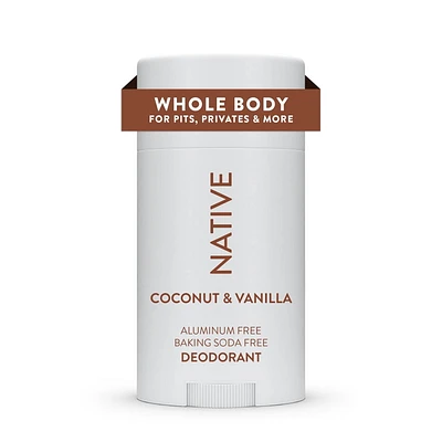 Native Whole Body deodorant, Coconut & Vanilla 65g