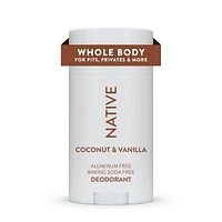 Native Whole Body deodorant, Coconut & Vanilla 65g