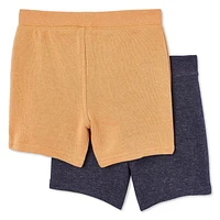 Lot de 2 shorts en tissu éponge bouclé George pour bébés garçons Tailles 0-24 mois