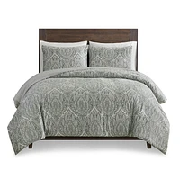 Home Trends Mink 3 Piece Duvet Cover Set, Double/Queen, King