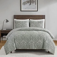 Home Trends Mink 3 Piece Duvet Cover Set, Double/Queen, King