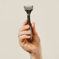 Harry's Men's Razor: 1 Charcoal Razor Handle + 2 Razor Blade Cartridges, 1 razor handle, 2 cartridges