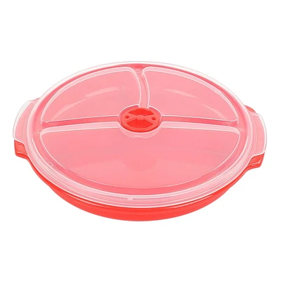 Assiette compartimentée à 3 sections