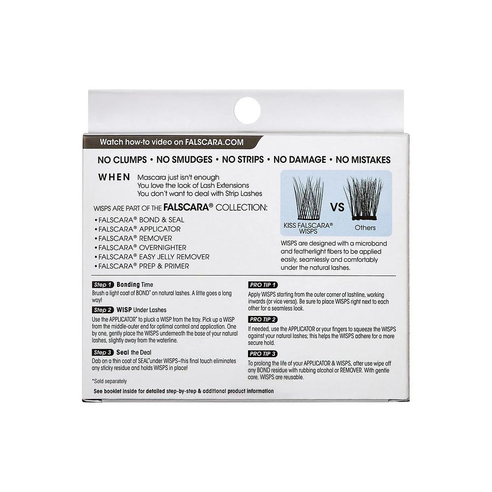 Kiss Falscara - Multi Pack Extra Drama Wisps - 30 Falscara Wisps, Kiss Falscara Wisps