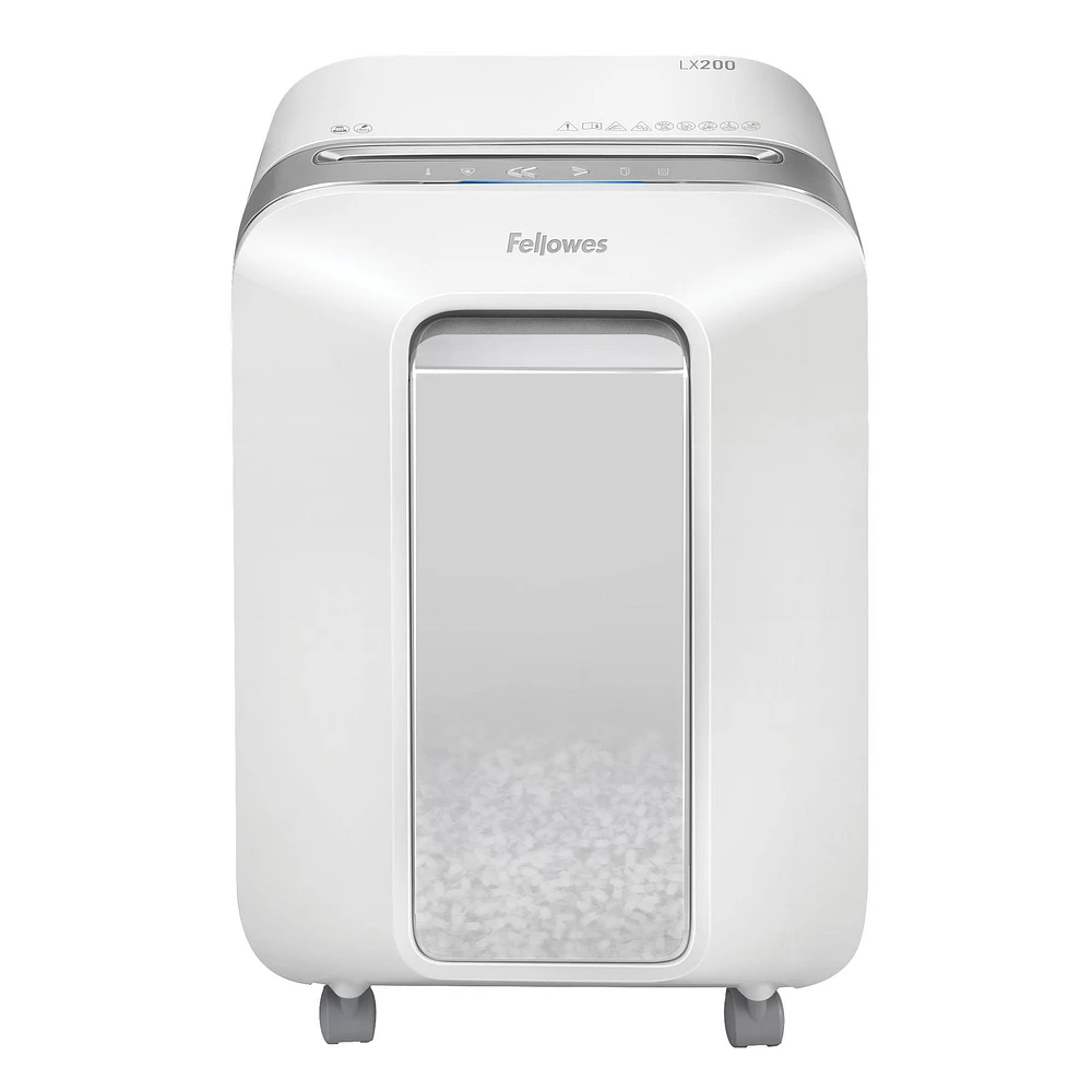 Fellowes Powershred® LX200 Micro-Cut Shredder (White)