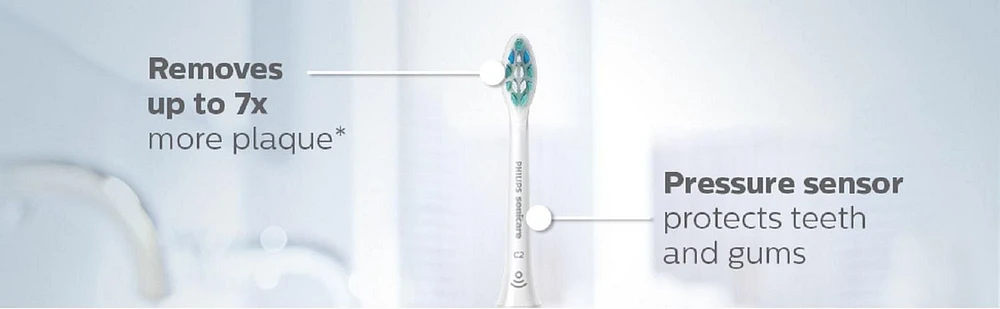 Philips Sonicare ProtectiveClean 4100 Plaque Control Rechargeable Electric Toothbrush, Black, HX6810/50