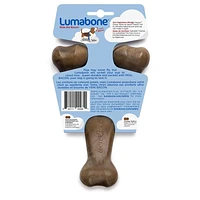 Lumabone Bacon-Flavored Wishbone Dog Chew Toy, Medium, Durable dog chew toy