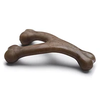 Lumabone Bacon-Flavored Wishbone Dog Chew Toy, Medium, Durable dog chew toy