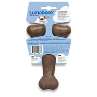 Lumabone Bacon-Flavored Wishbone Dog Chew Toy, Small, Durable dog chew toy