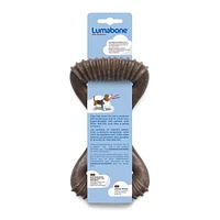 Lumabone Bacon-Flavored Dental Dog Chew Toy, Medium, Durable dog chew toy