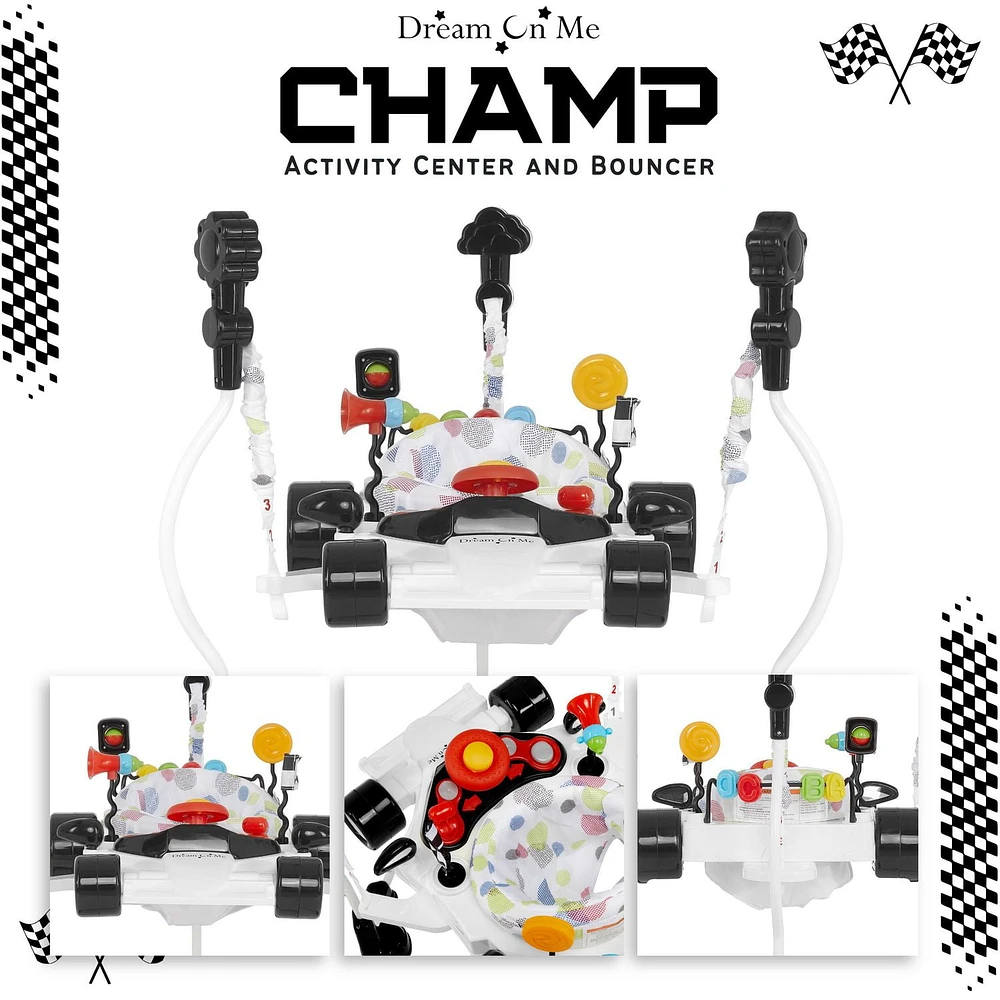 Centre d'activités Dream On Me Champ 2-en-1