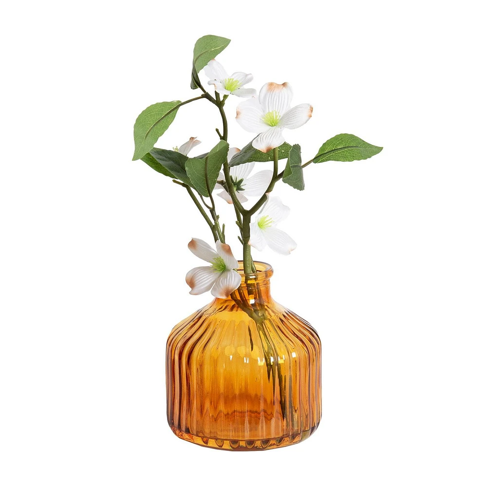 Uniek DesignOvation Benning Dogwood in Glass Vase