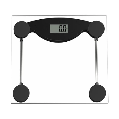 Accuweight Digital Scale, 400 lb (180 kg) Capacity, Clear Tempered Glass, Model BS6068, Digital