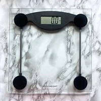 Accuweight Digital Scale, 400 lb (180 kg) Capacity, Clear Tempered Glass, Model BS6068, Digital