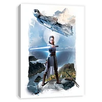 Artissimo Designs Battle Rey With Falcon Printed Canvas - 6.5W x 8.5H x .5D