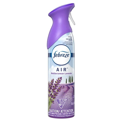 Febreze Odor-Eliminating Air Freshener, Mediterranean Lavender, 1 Count, 250 g