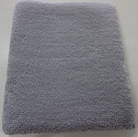 Hometrends 3K Solid Light Grey Polyester Bathrug, 20"x32",Anti-Skid Bathrug