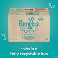 Pampers Swaddlers 360 Pull-On Diapers, Size 3 to 6 (16-35+ lbs), for up to 100% Leakproof Skin Protection