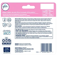 Glade Plugins® Air Freshener Oil Refill, Bubbly Berry Splash, 5 Refills