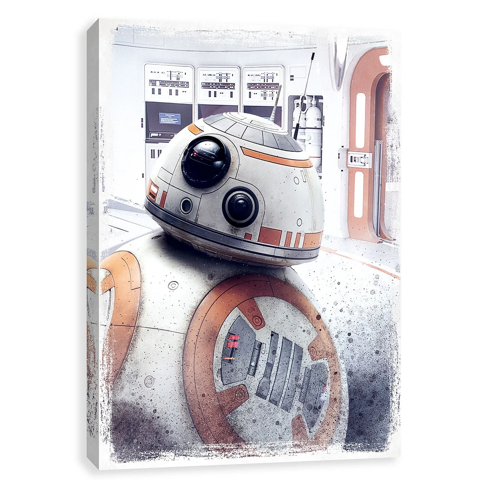 Artissimo Designs BB8 Textured Scene Printed Canvas - 6.5W x 8.5H x .5D