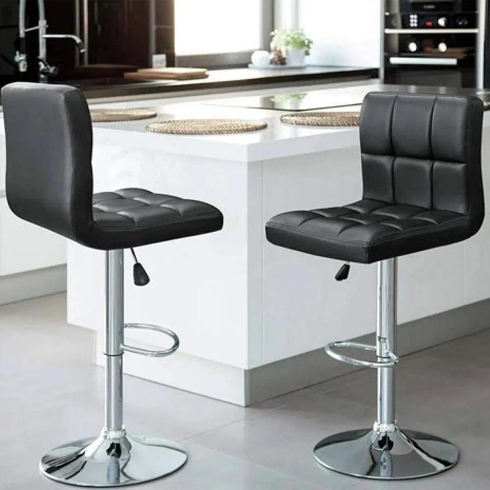 Heavenly Collection Leather Adjustable Stool