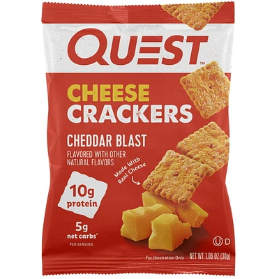 Quest Crackers au fromage Explosion de cheddar