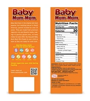 Baby Mum-Mum Organic Sweet Potato and Carrot Rice, 24 Rusks, 50 g