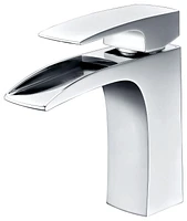 American Imaginations -in. W Above Counter White Bathroom Vessel Sink Set For 1 Hole Center Faucet AI