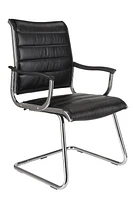 TygerClaw Mid Back Bonded Leather Office Chair