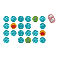 Janod • Jeu de Mémoire pour le Bain pour Tout-Petits et Enfants • 24 Cartes en Mousse • Âge 2-4 Ans • Dextérité et Mémoire • J04714