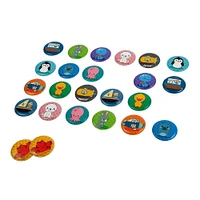 Janod • Jeu de Mémoire pour le Bain pour Tout-Petits et Enfants • 24 Cartes en Mousse • Âge 2-4 Ans • Dextérité et Mémoire • J04714