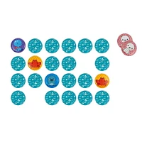 Janod • Jeu de Mémoire pour le Bain pour Tout-Petits et Enfants • 24 Cartes en Mousse • Âge 2-4 Ans • Dextérité et Mémoire • J04714