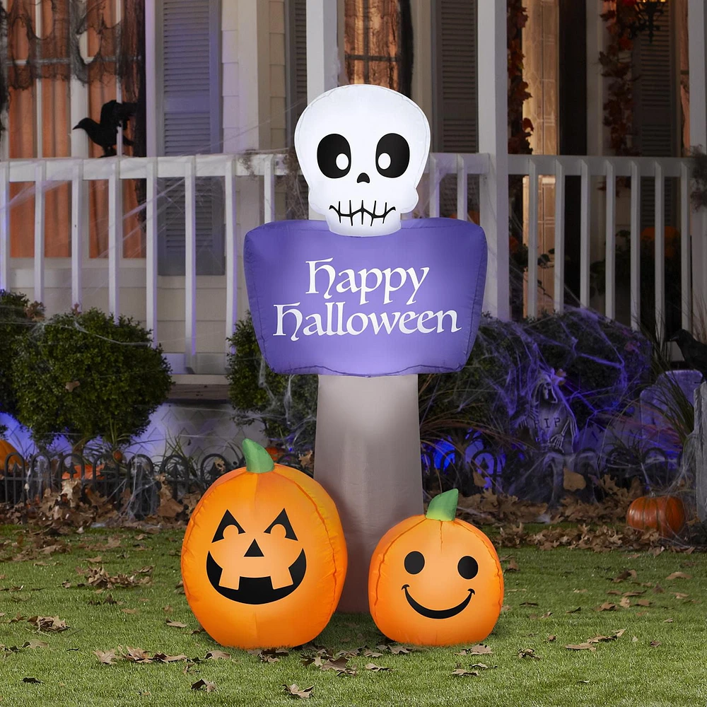 Halloween Inflatable Happy Halloween Sign