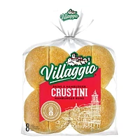 Villaggio® Crustini Hamburger Buns, Pack of 8