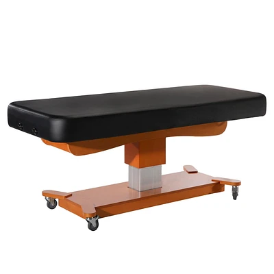 Master Massage Maxking Confort Stationnaire Table de Massage Pedestal plat table de Détente Noir