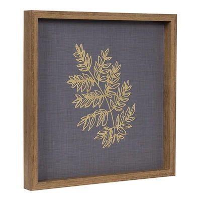 hometrends Leaf 3 Framed Art