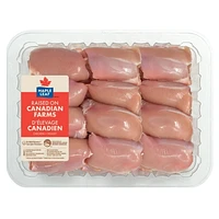 Maple Leaf Boneless Skinless Chicken Thighs Value Pack, 12 Thighs, 0.93 - 1.14 kg