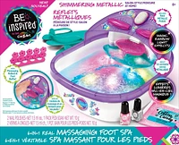 Cra-Z-Art Be Inspired 6-in-1 Super Sensory Foot Spa Ultimate Pedicure Salon for Kids, Girls Spa Set, Ages 8 and up