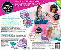 Cra-Z-Art Be Inspired 6-in-1 Super Sensory Foot Spa Ultimate Pedicure Salon for Kids, Girls Spa Set, Ages 8 and up