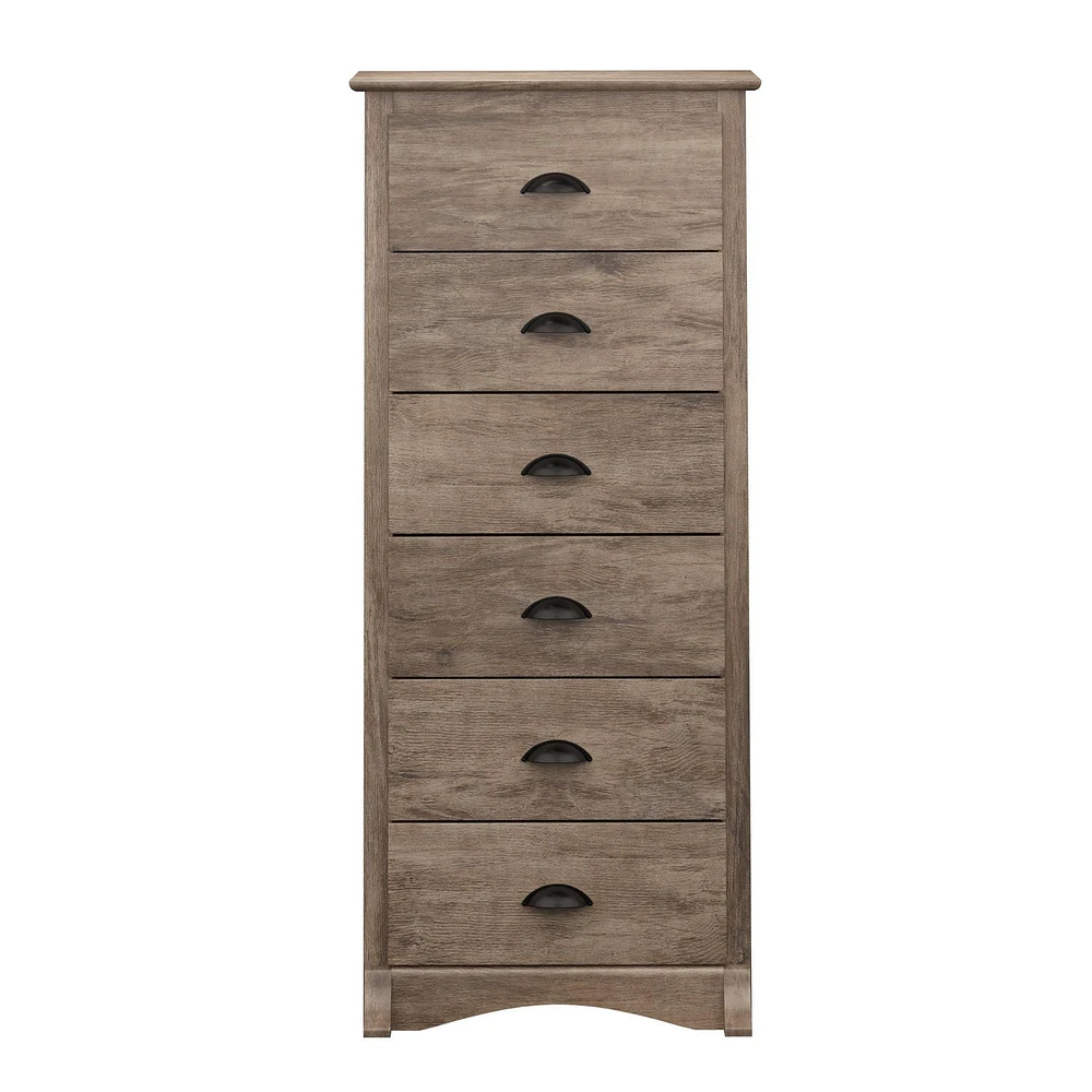 Prepac 6-Drawer Tall Chest