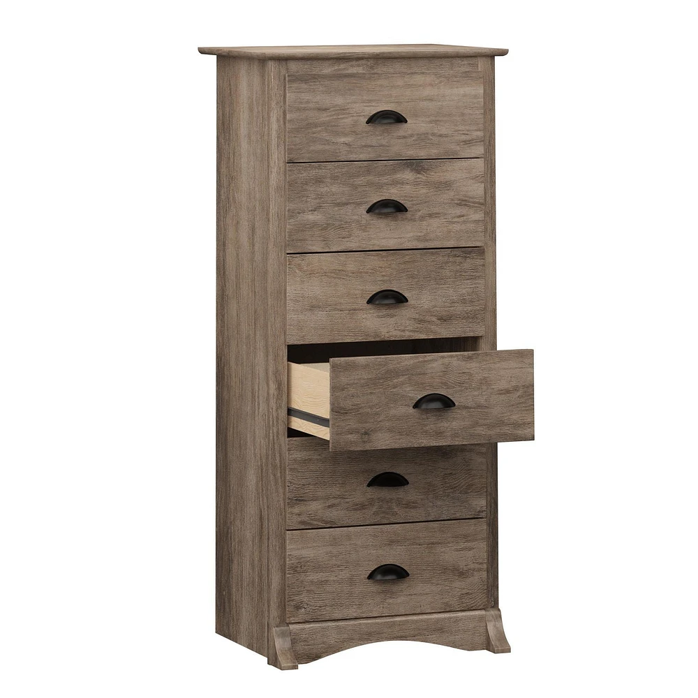 Prepac 6-Drawer Tall Chest