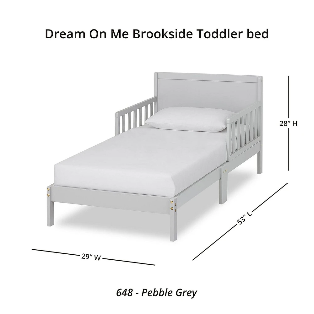 Dream On Me Brookside Toddler Bed, Model #648