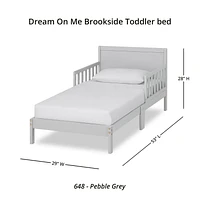 Dream On Me Brookside Toddler Bed, Model #648