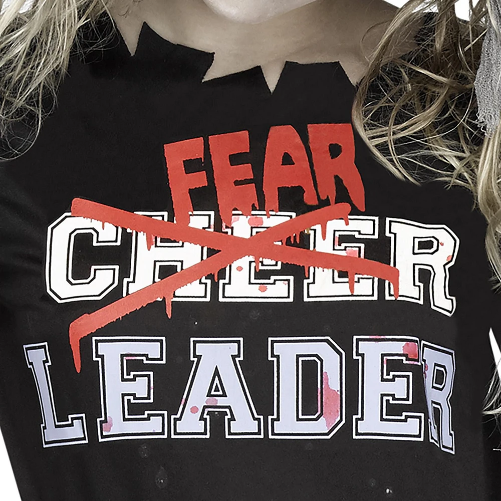 Child Girls Zombie Fear Leader Costume