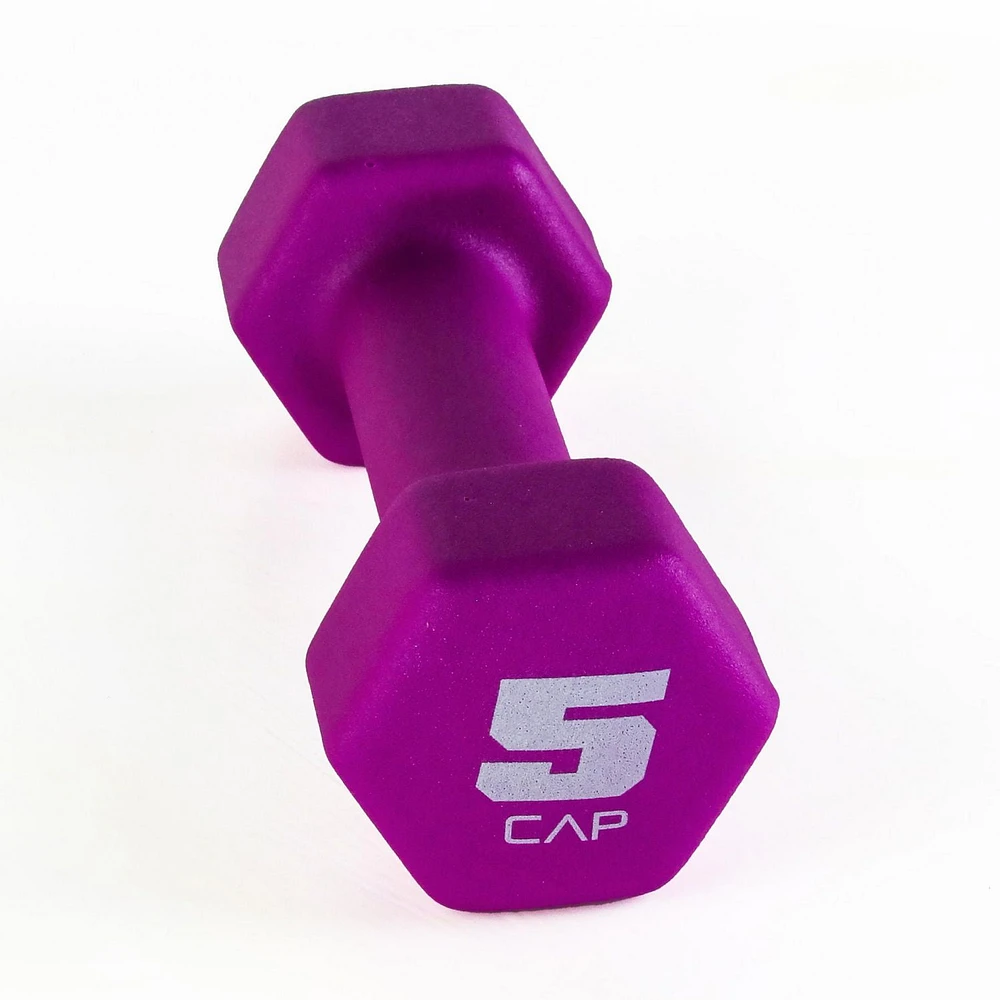 CAP Barbell Neoprene Dumbbell, Single 1-15 lbs