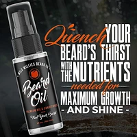 Wild Willies Huile de Barbe, Premium Beard Balm et Conditioner, 2 Oz